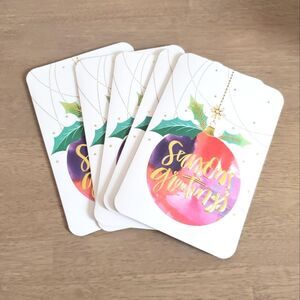 Seasons Greetings Cards Set of 5